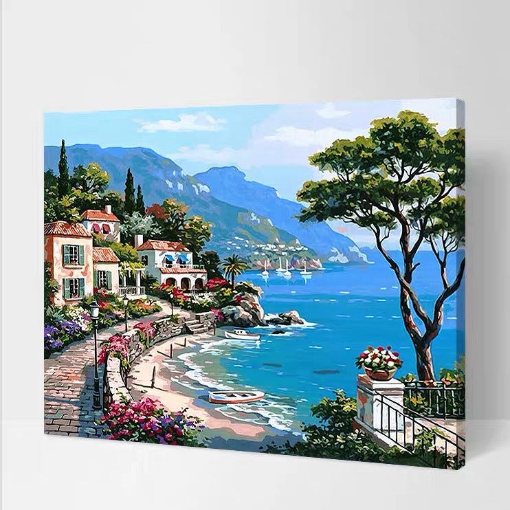 A Beautiful Coast - DIY Painting By Numbers Kit