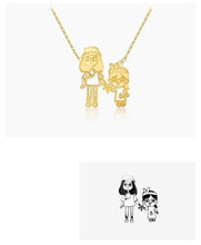 Load image into Gallery viewer, Custom Kid&#39;s Art Necklace
